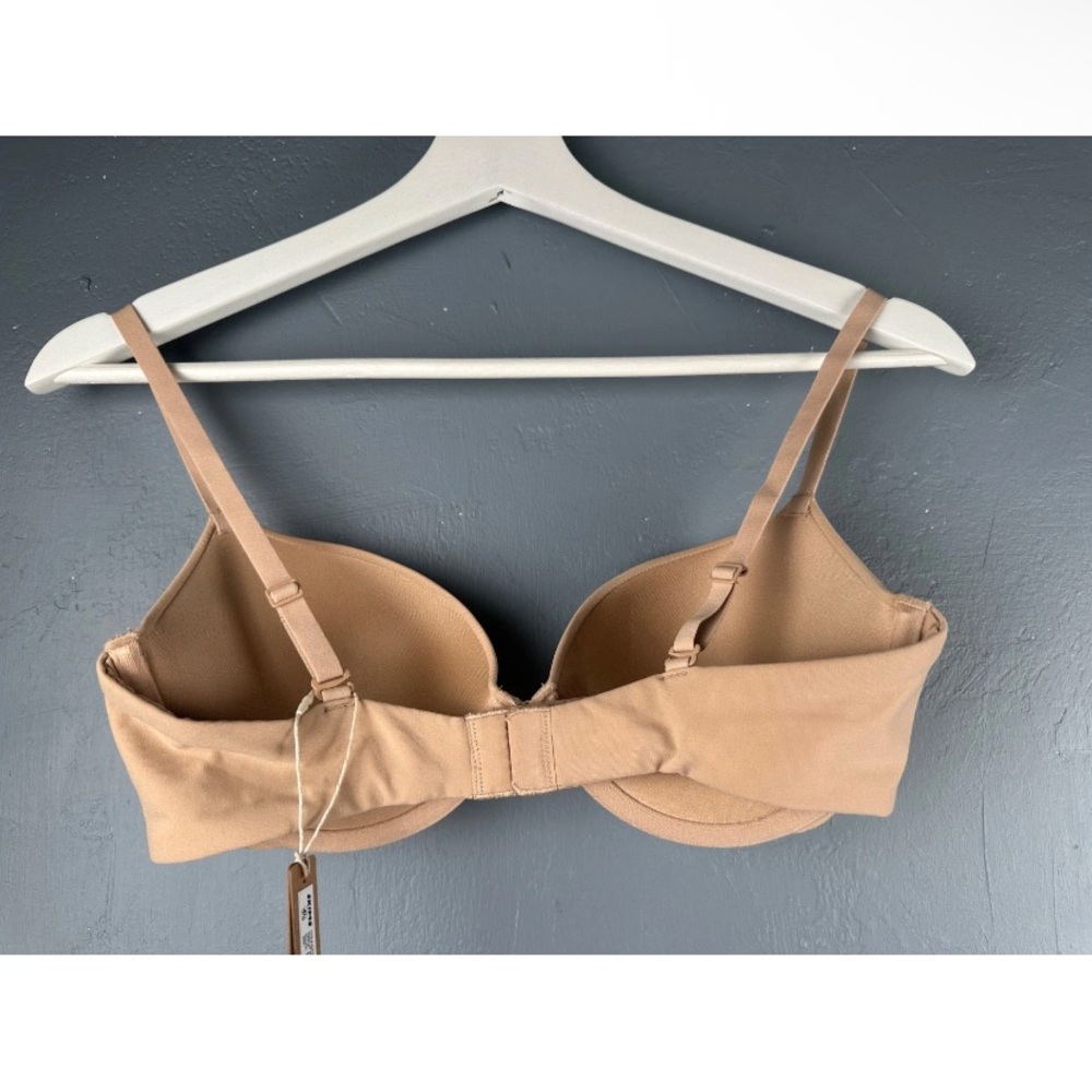 SKIMS Sz 34C Clay Fits Everybody Push Up Demi Bra - Picture 3 of 4